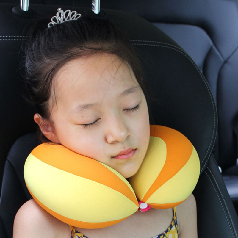 Baby U-Vormig Kussen Pad Auto Auto Veiligheid Seat Kussen Protector Anti Harnas Roll Pad Sleep Kussen Voor Kinderen peuter Kussen