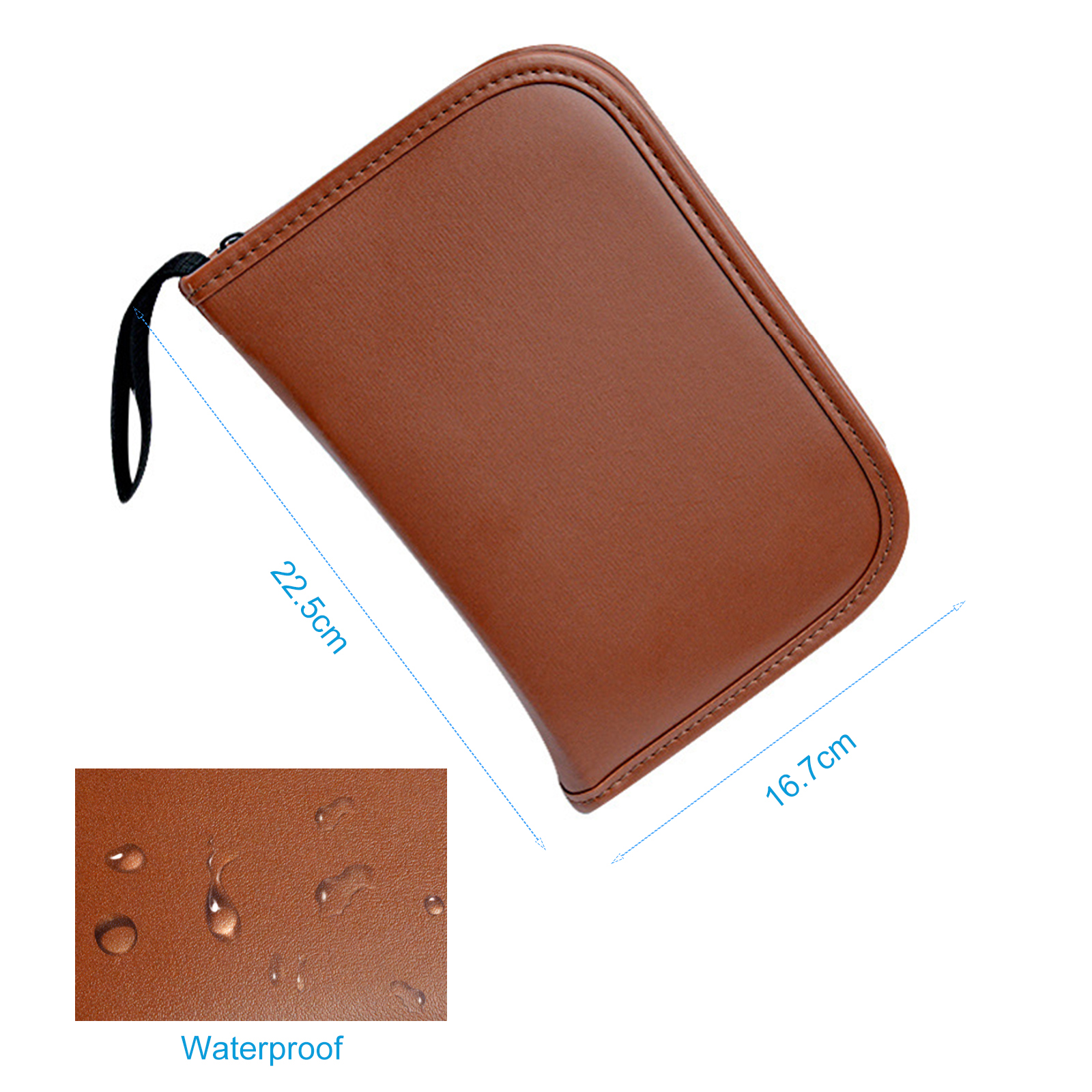 Golfväskor 1pc 22.5*16.7*5.5cm generös kapacitet multifunktionell reptålig praktisk boll handskar