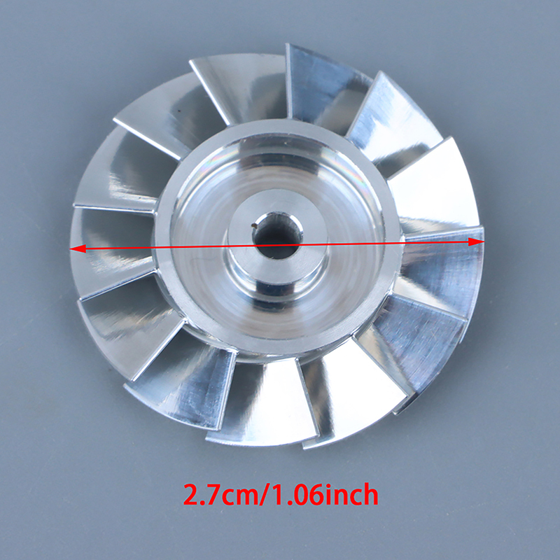 Durable Hair Dryer Parts 27mm Fan Blade Impeller CNC Machined High Precision Aluminium Impeller Repair Accessory: Default Title