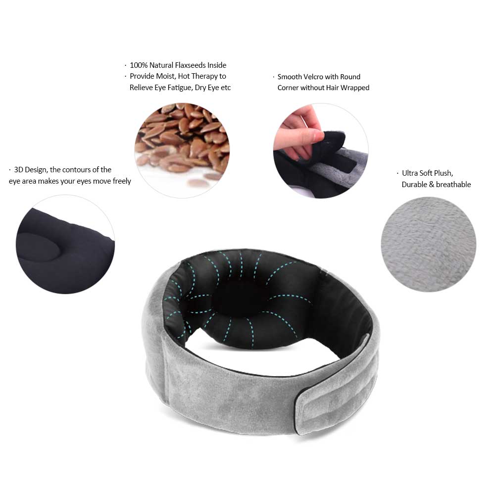 Soft Eye Mask 3D Sleep Eye Mask Therapy Stereo Eye Cover Shade Eye Patch Portable Blindfold Travel Sleeping Mask