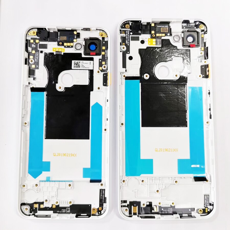 Phone Housing for Google Pixel 3a / 3a XL - Middle Frame Chassis Back Battery Cover Replacement