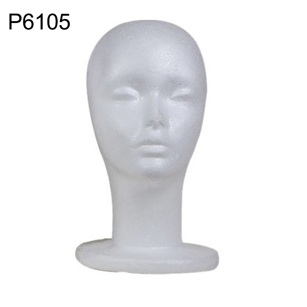 Plus size piepschuim mannequin hoofd model zonnebril brilstandaard hoed pet display houder schuimhoofd voor pruik vrouwen: 4