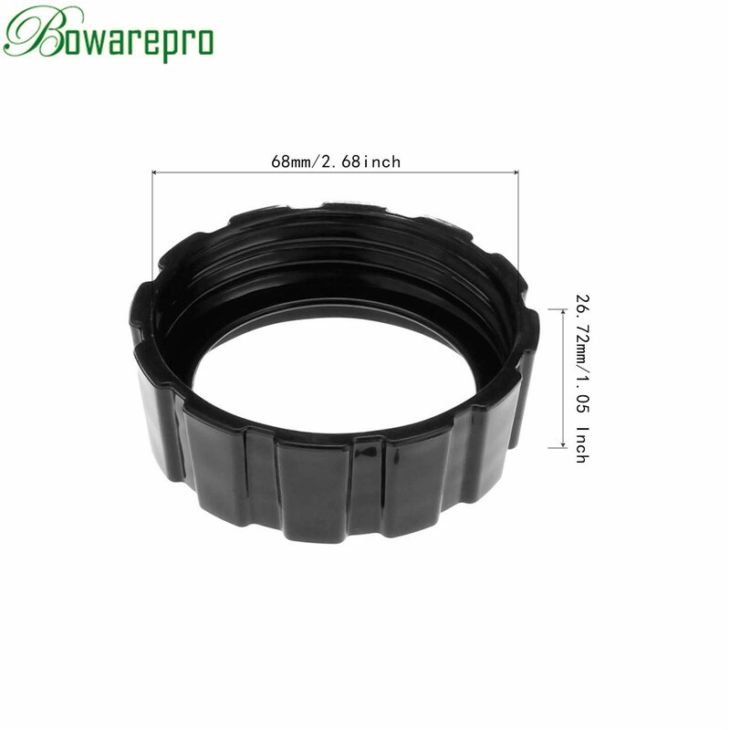 Bowarepro Zwart Vervanging Base Bottom Cap Afdichting Fit Voor Hamilton Beach Blender Kitchen Aid Onderdelen 1Set