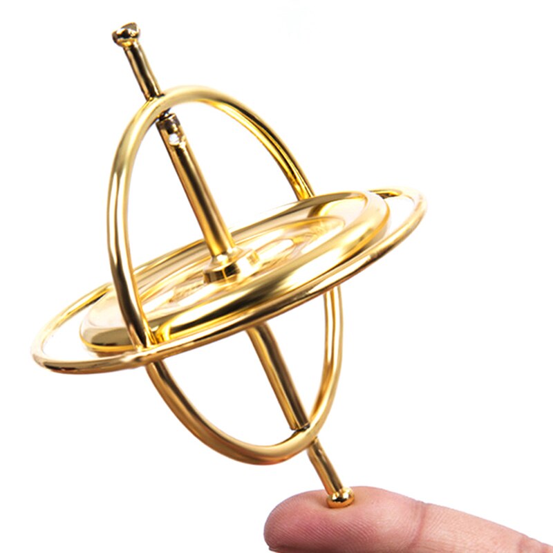 1Pcs Zelfbalancerende Gyroscoop Anti-Zwaartekracht Decompressie Educatief Speelgoed Vinger Gyroscoop Beste Cadeau Voor Kid