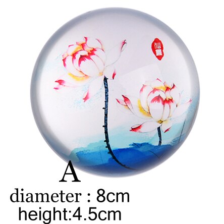 Creatieve Chinese Presse-papier Voor Schilderen Kalligrafie Glas Papier Gewicht Art Tekening Levert Art Set: Big A