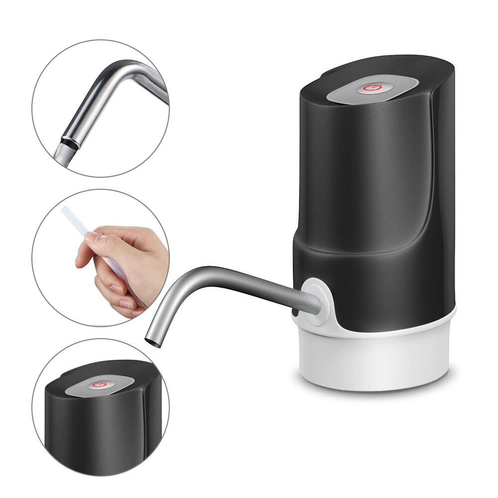 USB Charging Automatic Drinking Water Pump Portable Electric Water Dispenser Water Bottle Pumping Device Water Bottle Pump