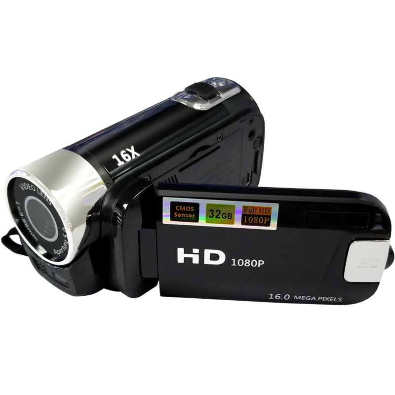 16x digital zoom video dv kamera 2.7 tommers tft lcd roterende skjerm fotografering video videokamera bryllup dvr opptaker