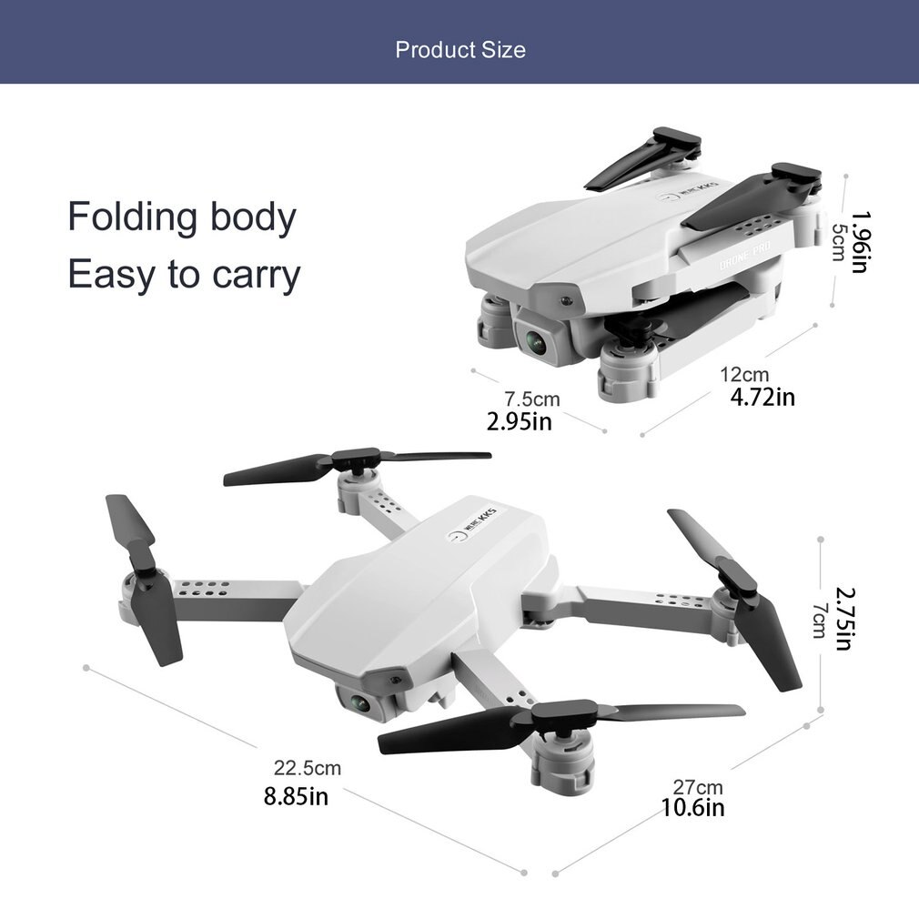 Folding Four-axis Aerial Drone KK5 Portable Lightweight Stable And Durable Practical Four-axis Aerial Drone