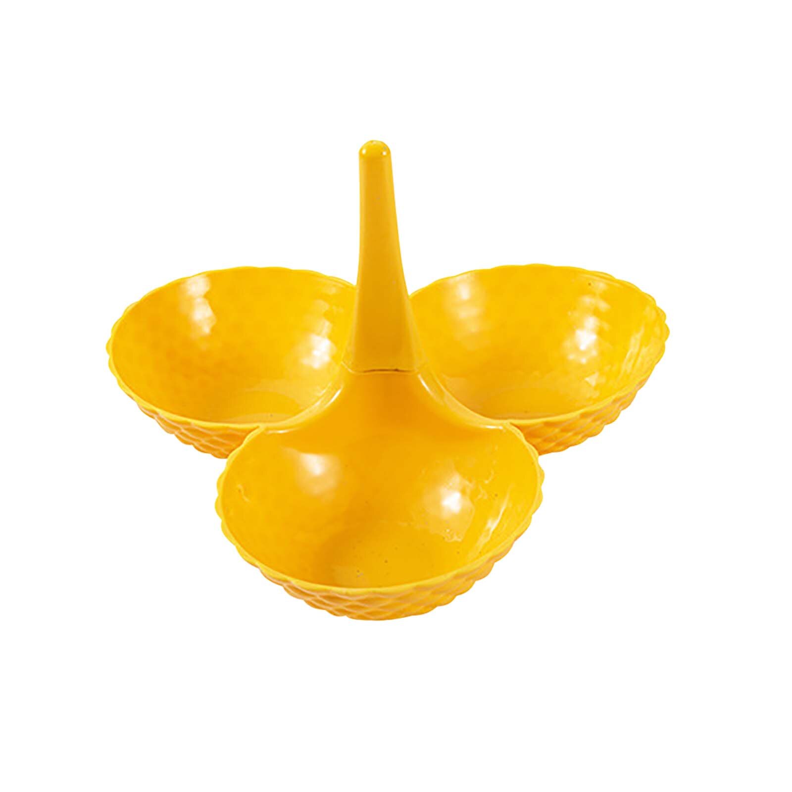 European Stacked Storage Tray Multi-layer Plastic Dried Fruit Snack Platter Bowl Table Snack Candy Tray Rack Storage Plate #Y5