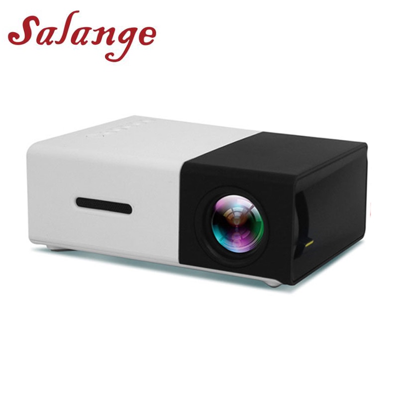 Salange YG300 Mini Projector LED Projector Lcd Projetor Audio HDMI USB Mini YG-300 Proyector Home Theater Media Player Beamer