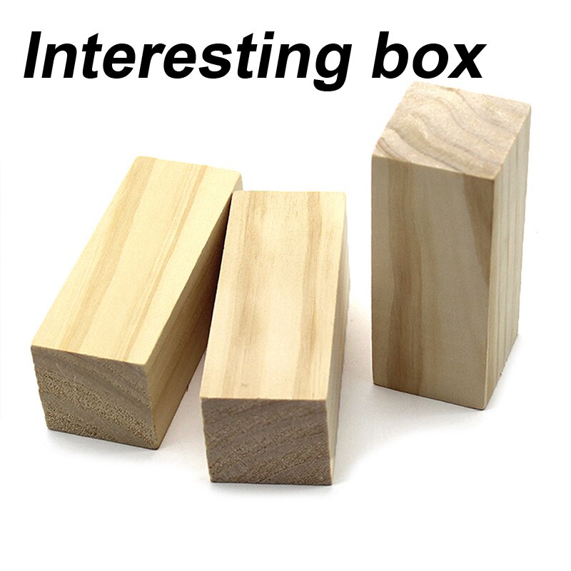 Dennenblok 4 * 4 * 10cm massief hout ruw hout staaf rechthoekig hout kolom steun hout doe-het-zelf handleiding model materiaal