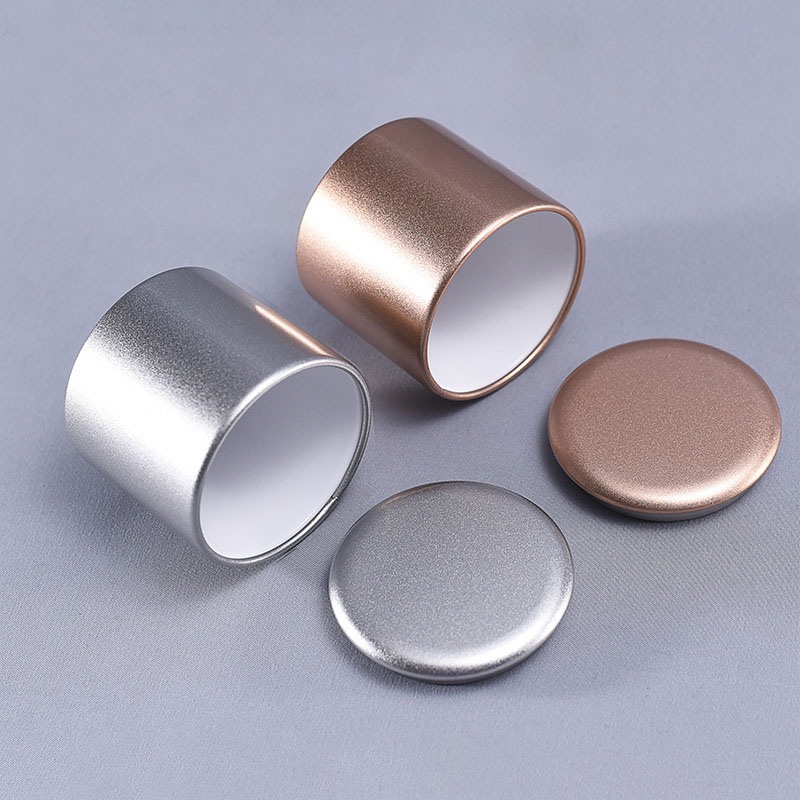 Small Metal Sealed Tea Box Caddy Round Tinplate Portable Travel Universal Tea Container Tea Coffee Spices Sugar Storage Jars
