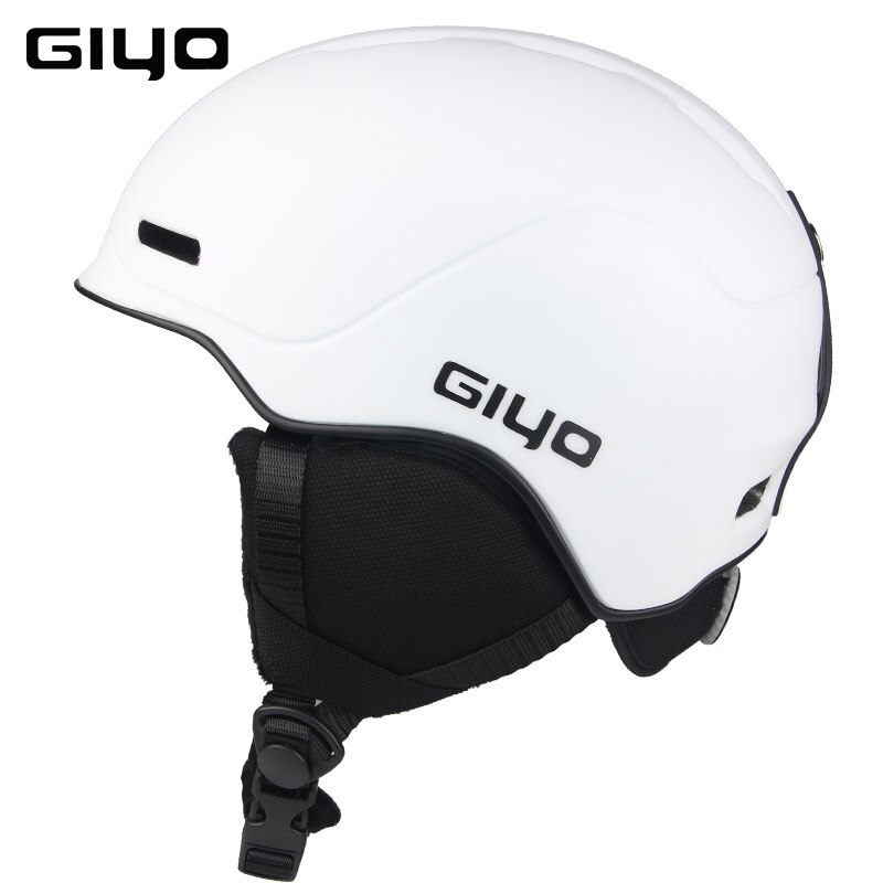 Winter Outdoor Sport Helm Warme Veiligheid Snowboard Ski Helmen Mannen Vrouwen Licht Crash Sneeuw Helmen Integraal Gegoten Skate Helme: Matte White