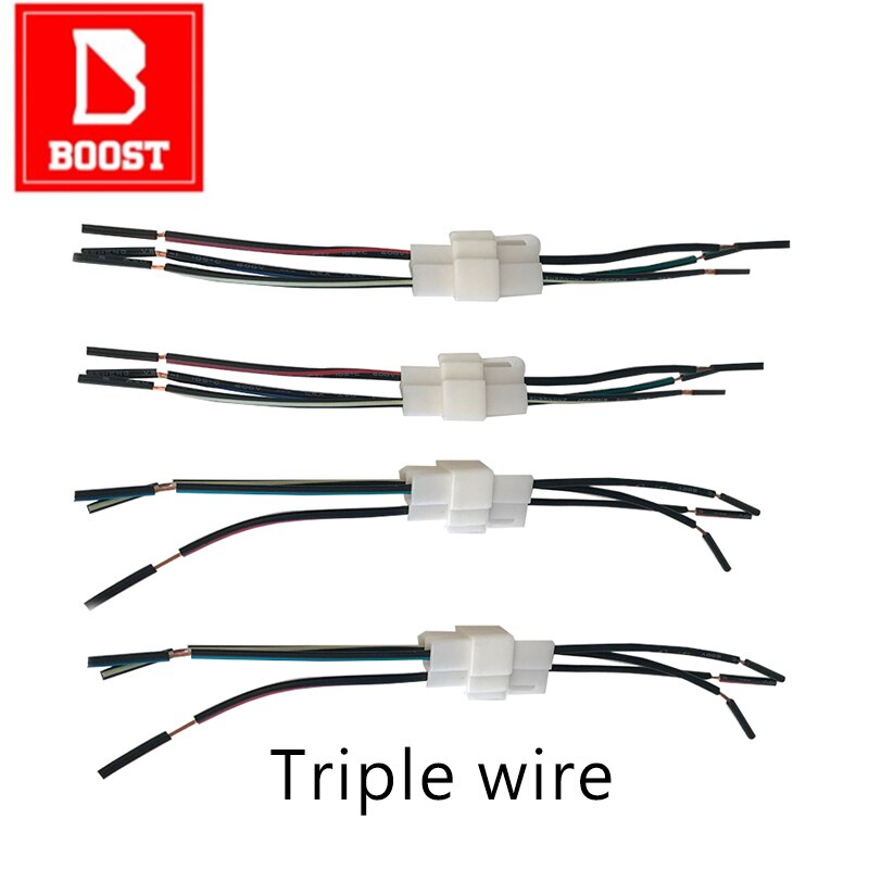 4 Paar 2.0 Ph Mannelijke Vrouwelijke Connector Met Draad Kabels 100Mm 200Mm 2P 3P 4P 8Pin Plug: 3Port-4pair