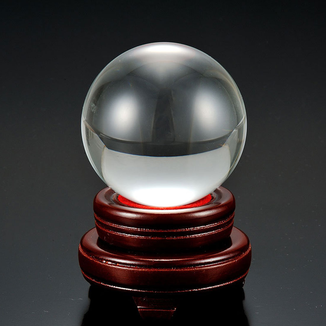 Krystalkugle sfære fotografering lensball baggrundsindretning smuk glas krystalklar linsekugle