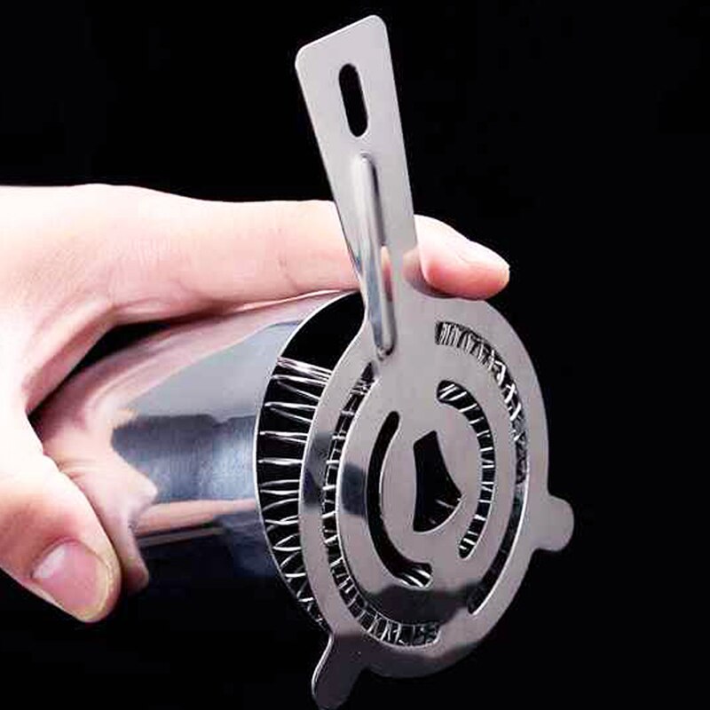 Stainless Steel Bar Ice Strainer Filter Strainers Cocktail Strainer Polished Wine Bartender Tool