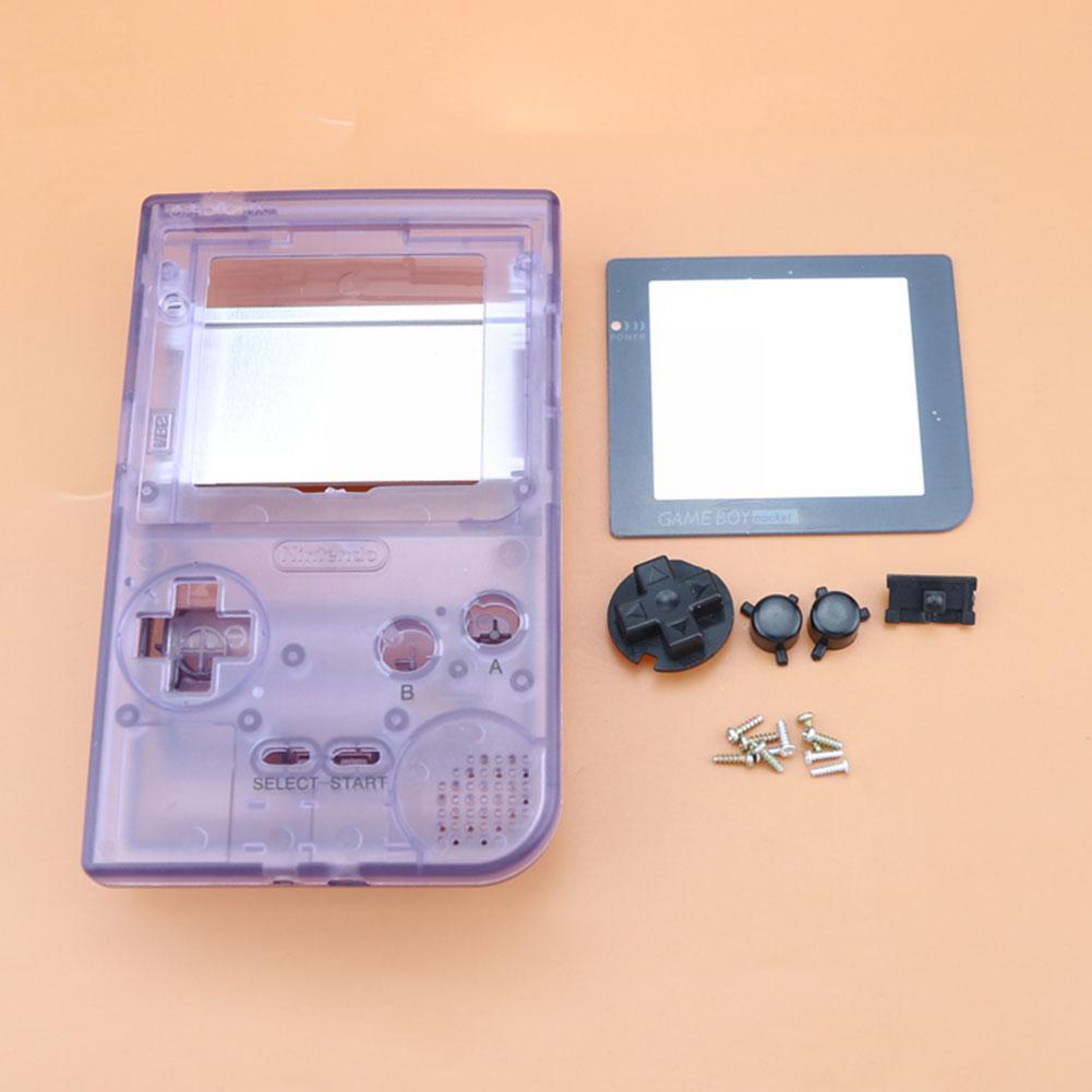 Geschikt Voor Gbp Transparante Shell Met Knop Kit Geschikt Voor Gameboy Pocket Game Console Vervanging Shell Kit J3S4