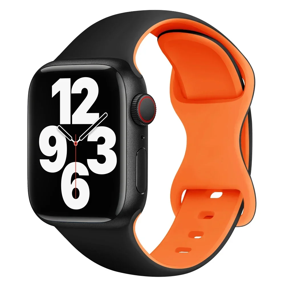 Silikonarmband för apple watch-band 44mm , 40mm ultra , 2 49mm 41mm, 45mm sportarmband, iwatch-serien 10 , 9 8/7 6 se, 5 , 4 42mm 46mm: Beige / 16mm