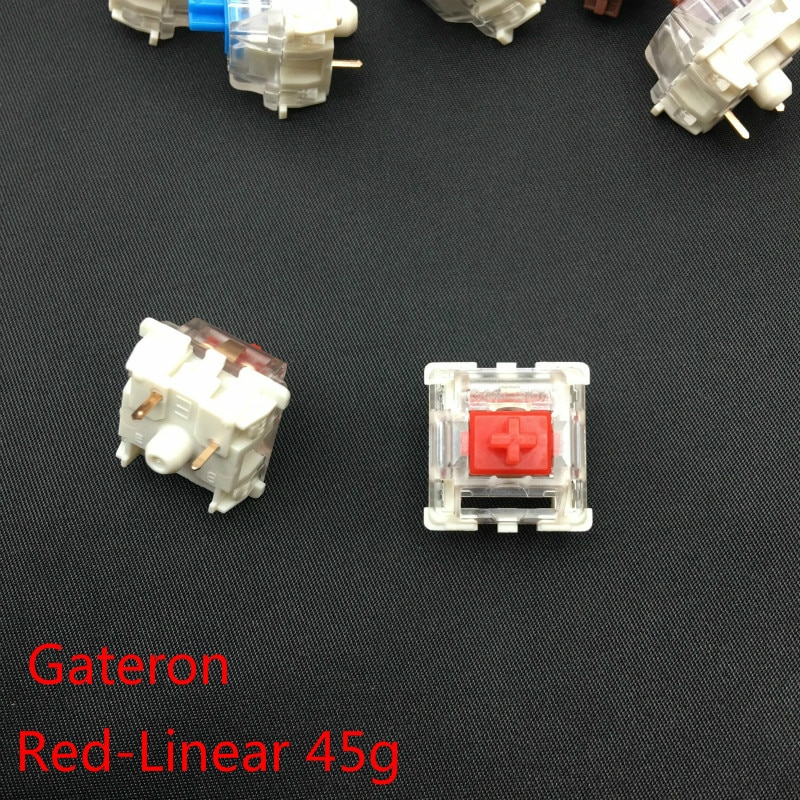 Gateron SMD przełączniki czarny czerwony brązowy niebieski jasnozielony żółty 3 piny Gateron przełącznik do klawiatury mechanicznej fit GK61GK64 GH60