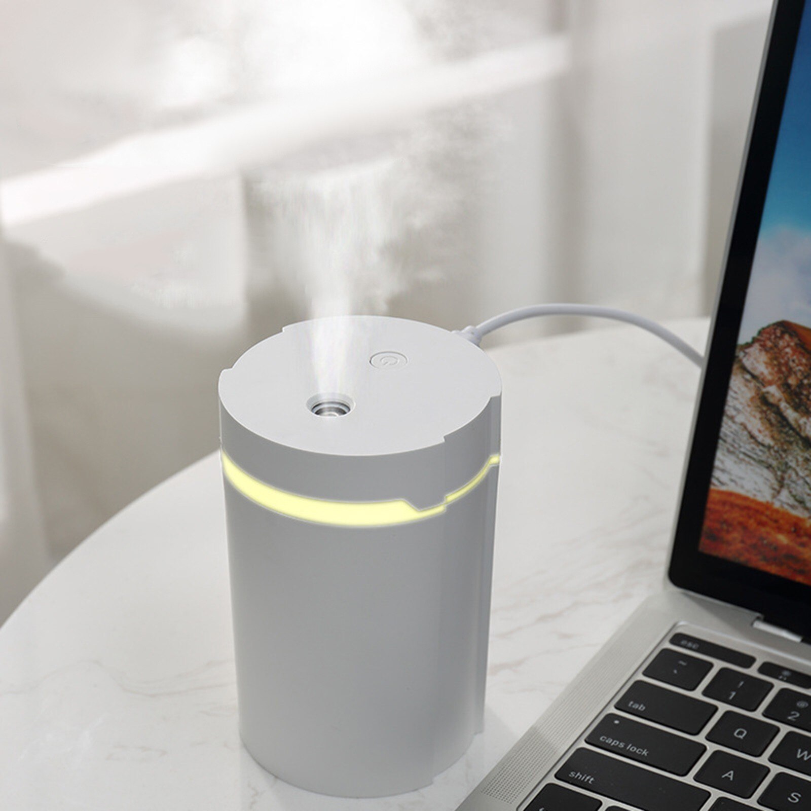 25 #300ml Kühlen Nebel Usb Befeuchter Diffusor Kleine Luftbefeuchter Für Schlafzimmer Aroma Ätherisches Öl Diffusor LED Mini Luft luftbefeuchter