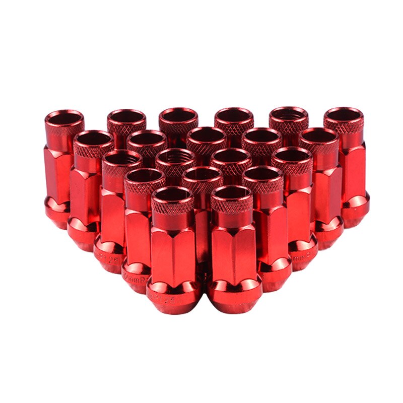 20Stck Rennen Rad STAHL MUTTERN ERWEITERT RÄDER Tuner schleppen Nüsse offen Ende: verrotten / M12x1.25