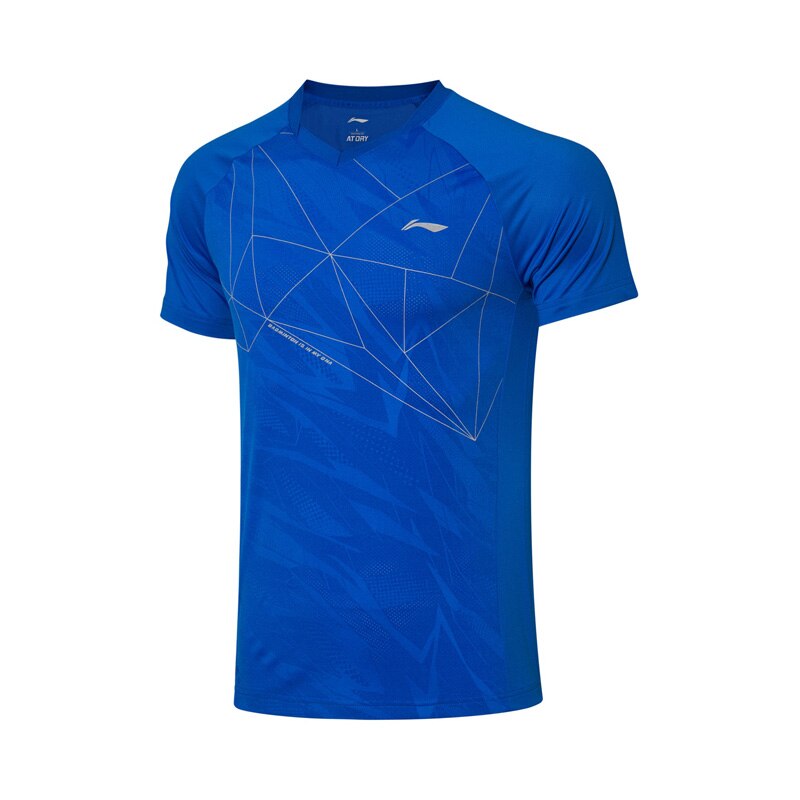 Li-Ning Men Badminton T-Shirts Competition Suits AT DRY Breathable Foldable AT._STATIC li ning LiNing Sports Tee AAYP315 MTS3148: AAYP315-3H / L