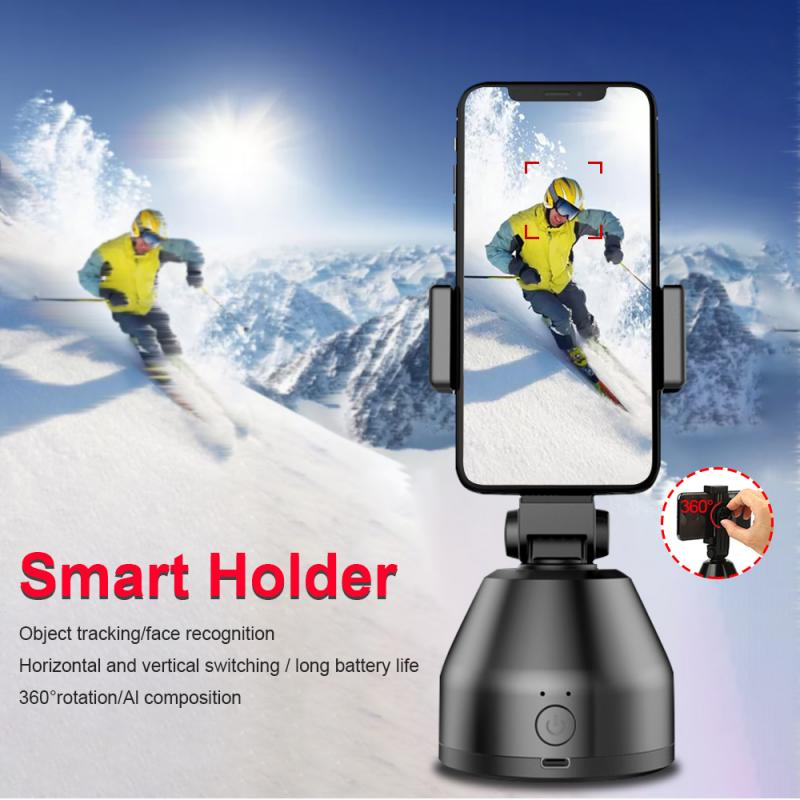 All-In-Een Auto Smart Schieten Selfie Stok 360 Rotatie Auto Gezicht Tracking Object Tracking Vlog Camera Telefoon houder