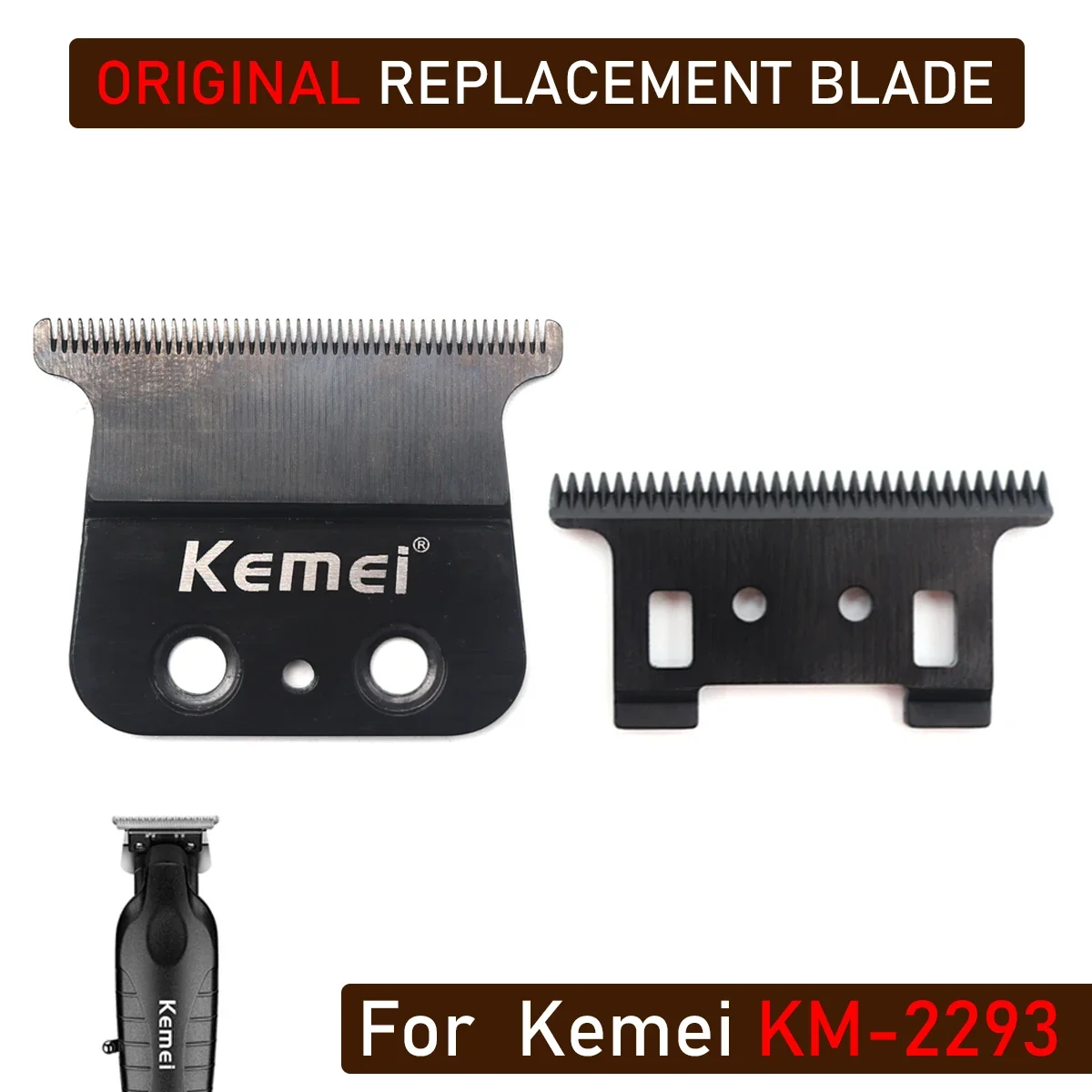 Kemei KM-2293 Original Ersatz Klinge Haar Haarschneidemaschine Klingen Cutter Kopf Für Elektrische Haar Trimmer Schneiden Maschine Zubehör