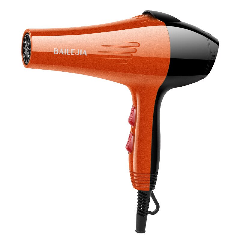 Secador de pelo de alta potencia y temperatura constante para estudiantes: Orange and Black