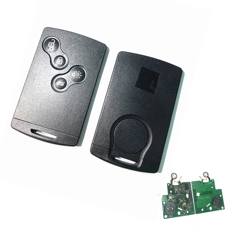 4 Buttons Smart Key 433MHz PCF7953 Chip Passive Keyless Go / Entry System For Renault Clio 4 Key After