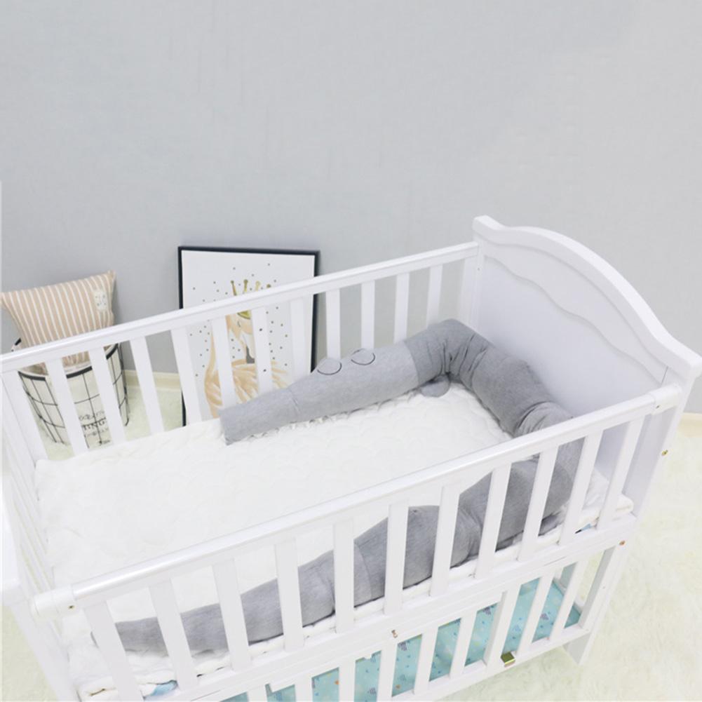 185 Cm Baby Bed Bumper Pasgeboren Krokodil Vorm Crib Protector Veiligheid Zuigeling Crashproof Kid Fotografie Prop Speelgoed Kamer Decoratie