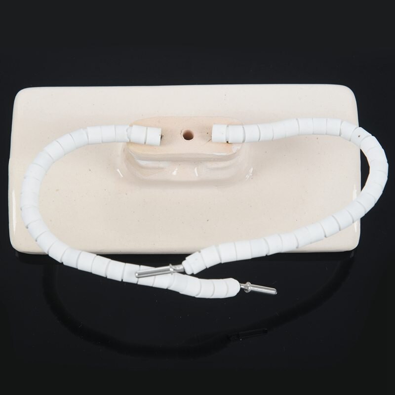 Calefactor cerámico s 120x60mm panel calefactor infrarrojo blanco 300 vatios 220V