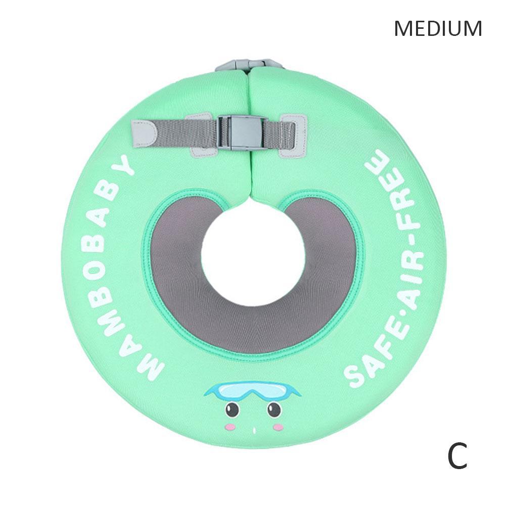 Cerchio gonfiabile cerchio anello da nuoto neonato nuoto accessori da nuoto galleggiante boa di sicurezza giocattolo collo collo bambino cerchio tubo bagno D3Y0: C