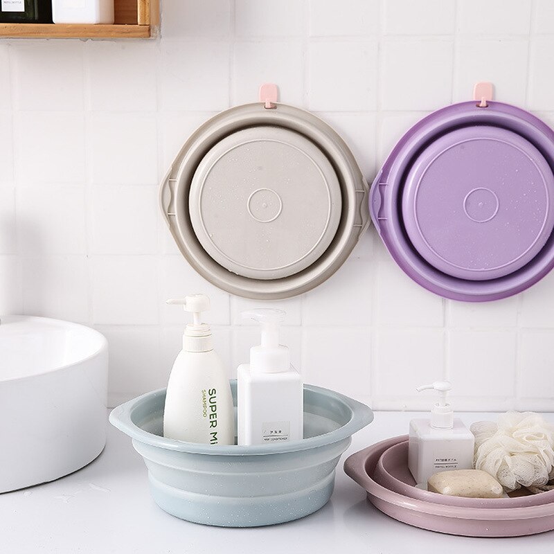 Al aire libre plegable lavabo de Camping plegable cuenca plegable lavado de viaje plegable lavabo cuarto de baño accesorios