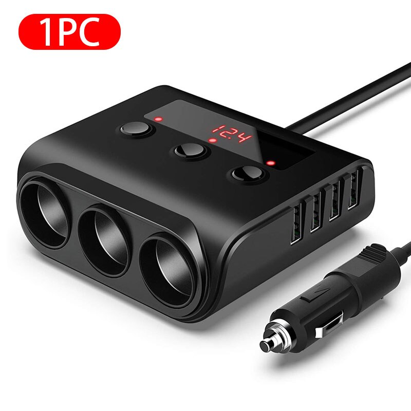 Dreifach-Adapter Mit USB-Anschluss Ladegerät