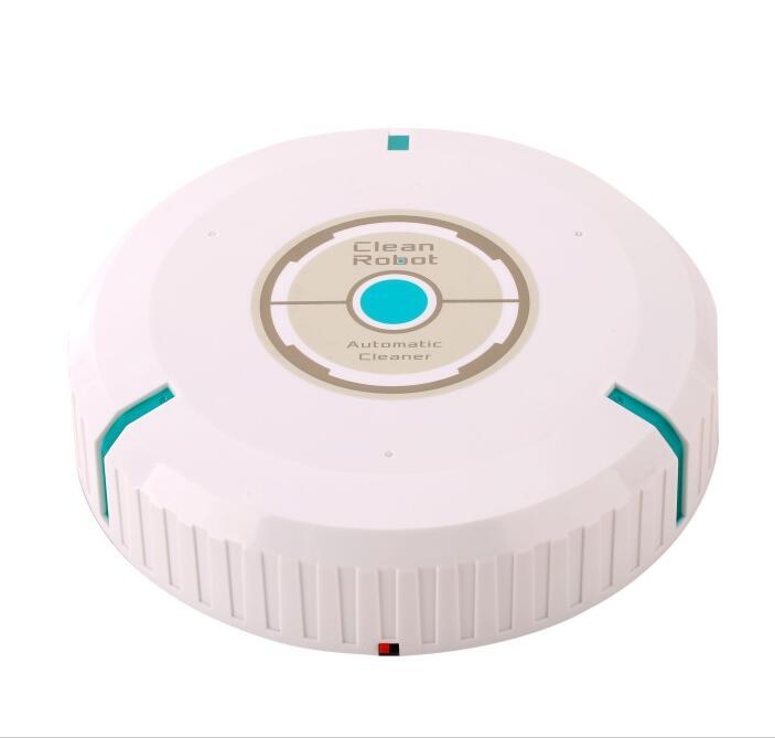 Hem bilrenare robot mikrofiber smart robotmopp golvhörn dammrenare sopmaskin dammsugare 2 färger: Vit