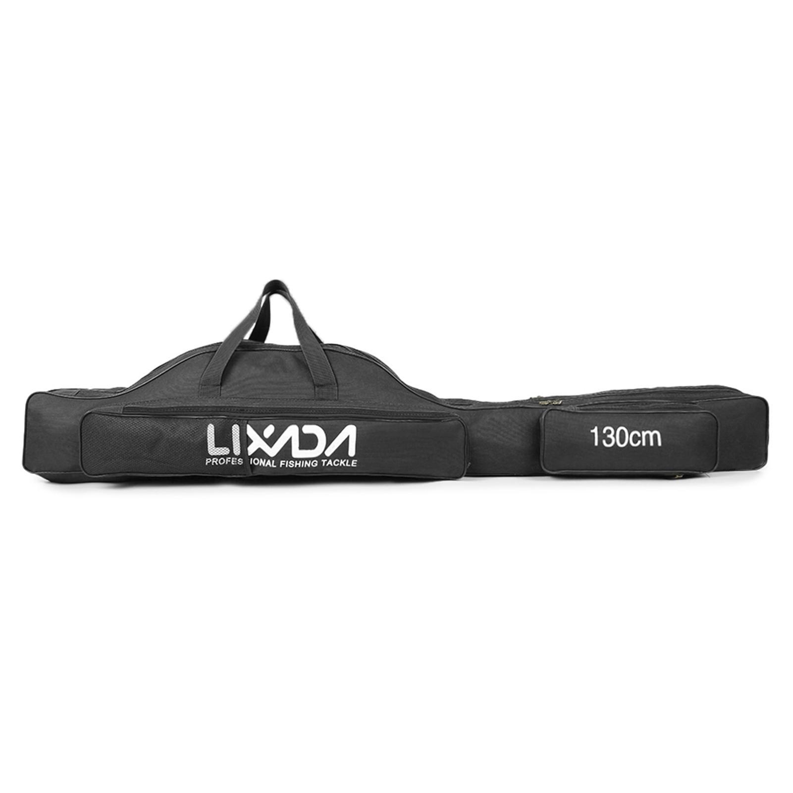 Lixada 80/150/210cm Fishing Bag Oxford Cloth Folding Fishing Rod Reel Bag Fishing Tackle Storage Bag Fishing Bag Carrier 2Layer: Red
