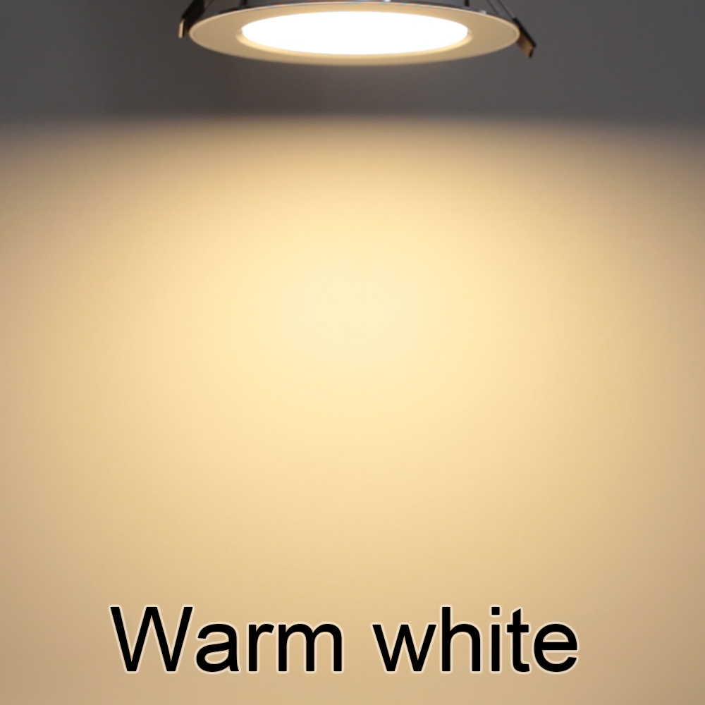 Spot LED Downlight Plafond AC 220V 240V 7W 9W 12W 15W 18W Spotlight Koud Warm Wit Ronde Inbouwlamp LED Spot Licht Verlichting: Warm White / 40w / Zilver