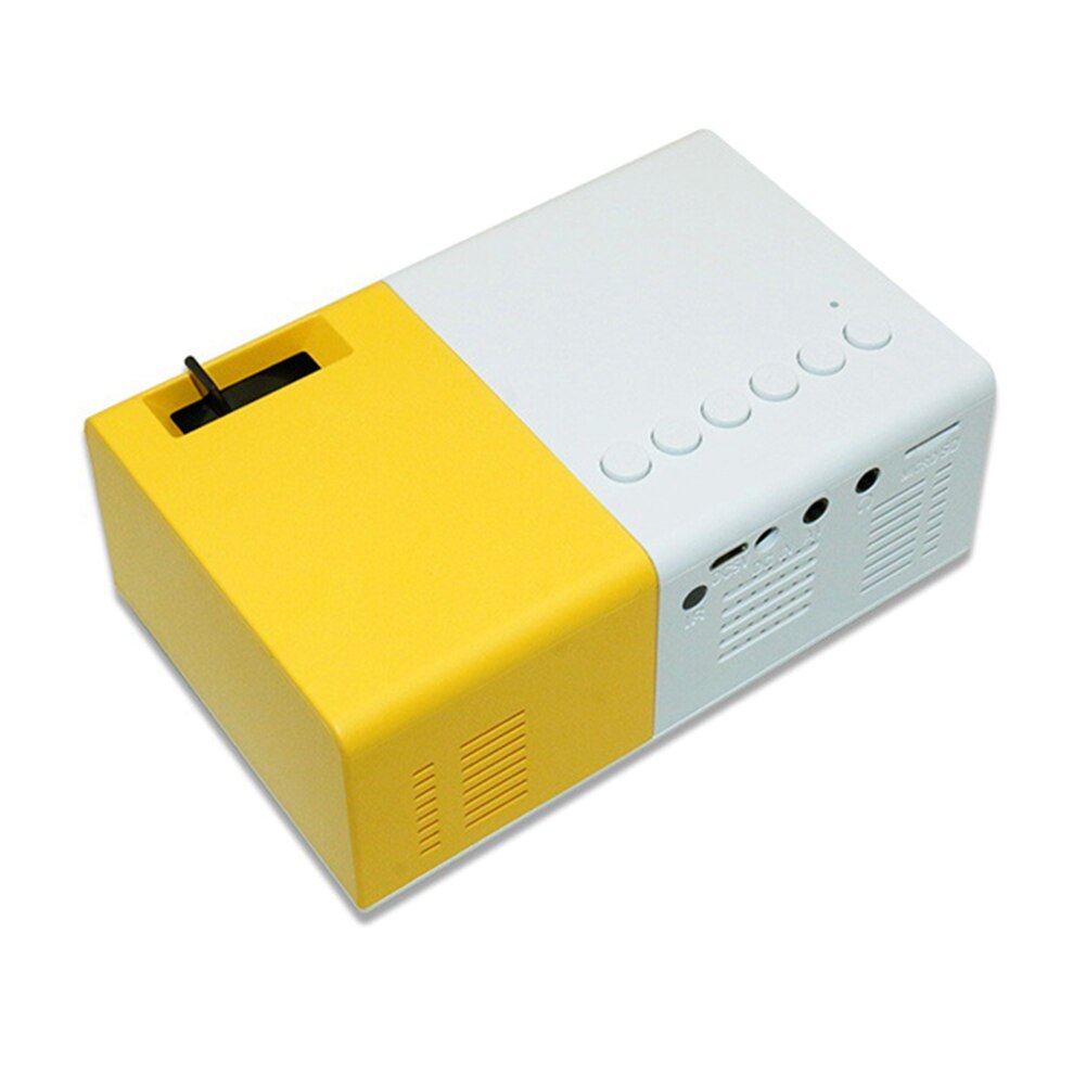 Projector Mini Portable Home Theater Office HD 1080P Entertainment Built-in Speaker