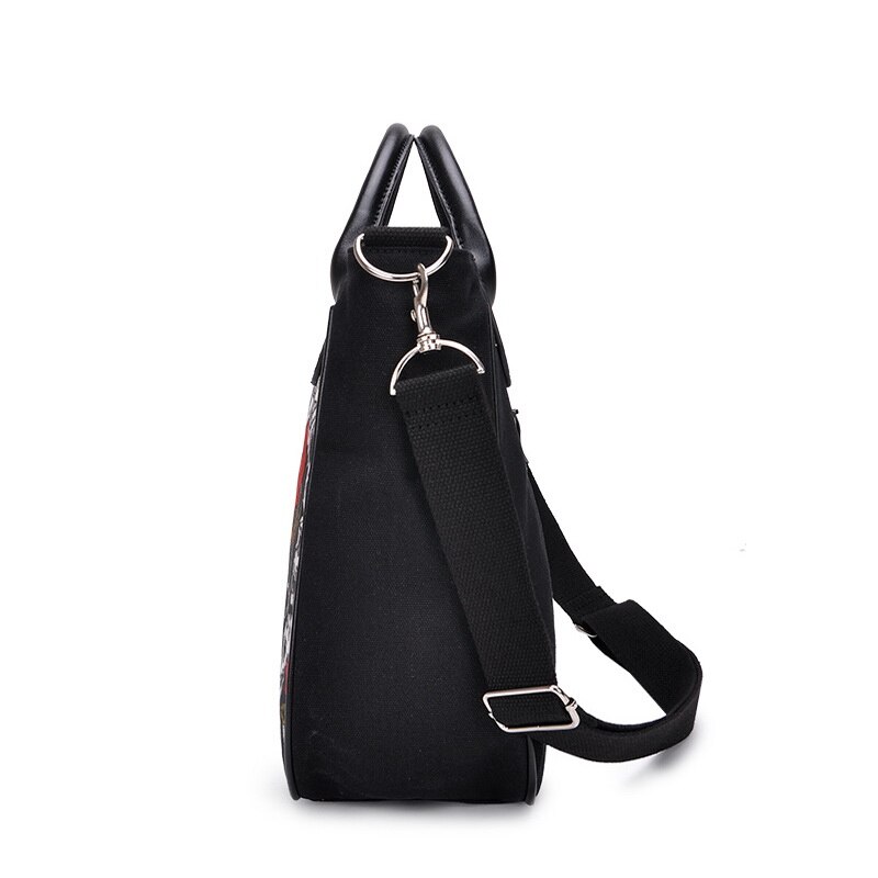 DIINOVIVO Gothic Women Handbag Skull Rose Canvas Big Bag Ladies Hand Bags Special Handbags WHDV0883