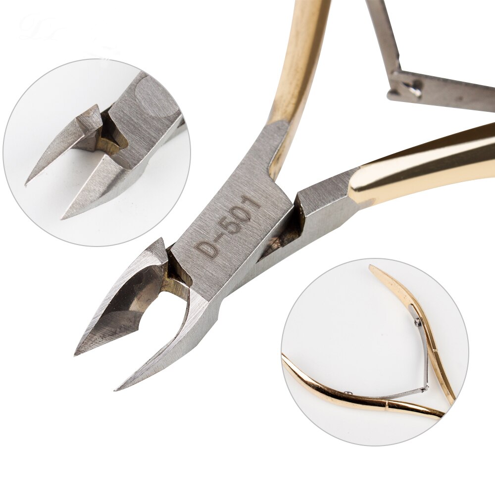 Rostfritt stål nagelband sax nagel nagel tånagel nagelband nyper död hud remover sax nipper klippare manikyr verktyg