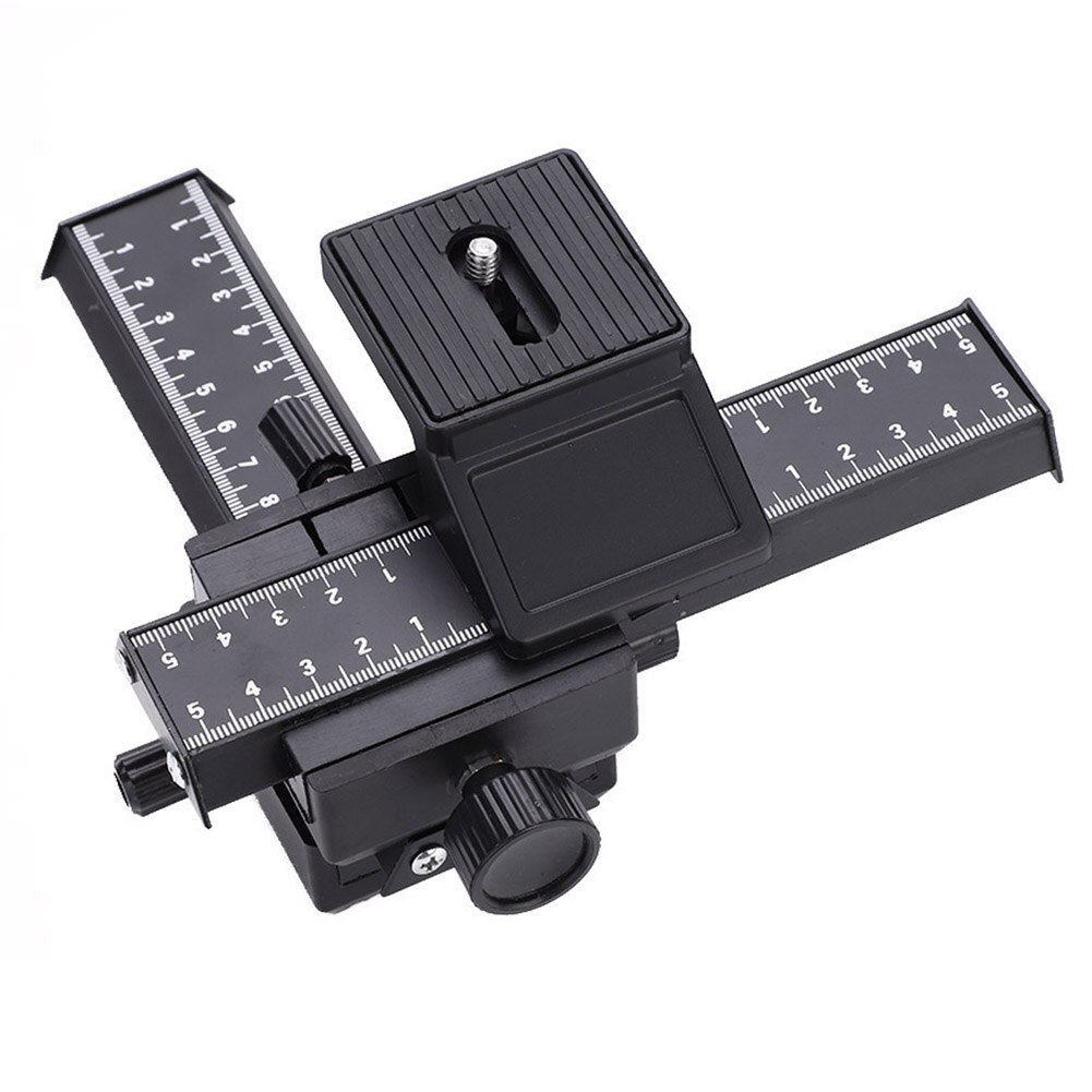 brand 4 Way Rail Slider Macro Focusing Rail Sliders Tripod Heads with Mounting Screw for Close-up Shooting camera accessories