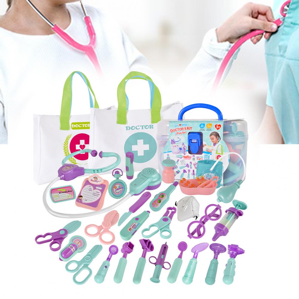 1Set Doctor Kit Kid-friendly Portable Interactive Intellectual Development Doctor Kit Doctor Playset for Teaching