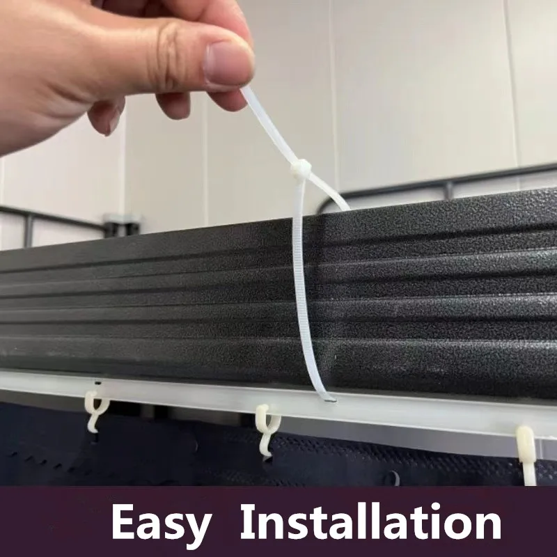 10 stk. t-formet skinnespenne perle gardinskinnekrok aluminiumslegering dørkode i-formet skinnehjul