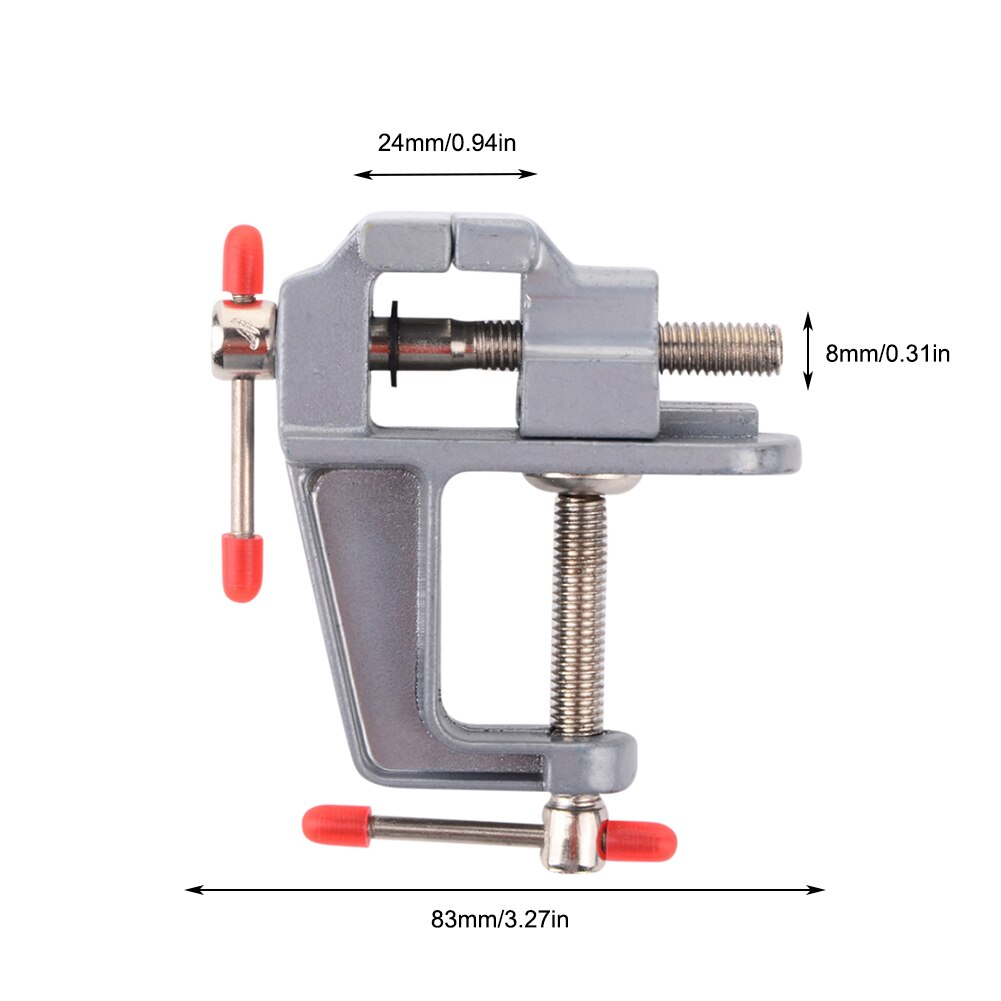 Mini étau d&#39;établi Portable en aluminium de 30MM, petite pince de Table Durable pour bijoutiers artisanat loisirs travail du bois
