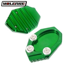 Voor KAWASAKI Versys 650 Versys650 KLX250 KLX 250 Motorfiets Kickstand Voet Side Stand Extension Ondersteuning Plaat Pad