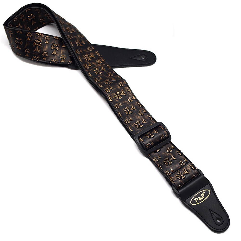 Metallic Kleuren Patroon Gitaarband Elektrische Gitaar Akoestische Gitaar Folk Gitaar Bas Strap: S616E