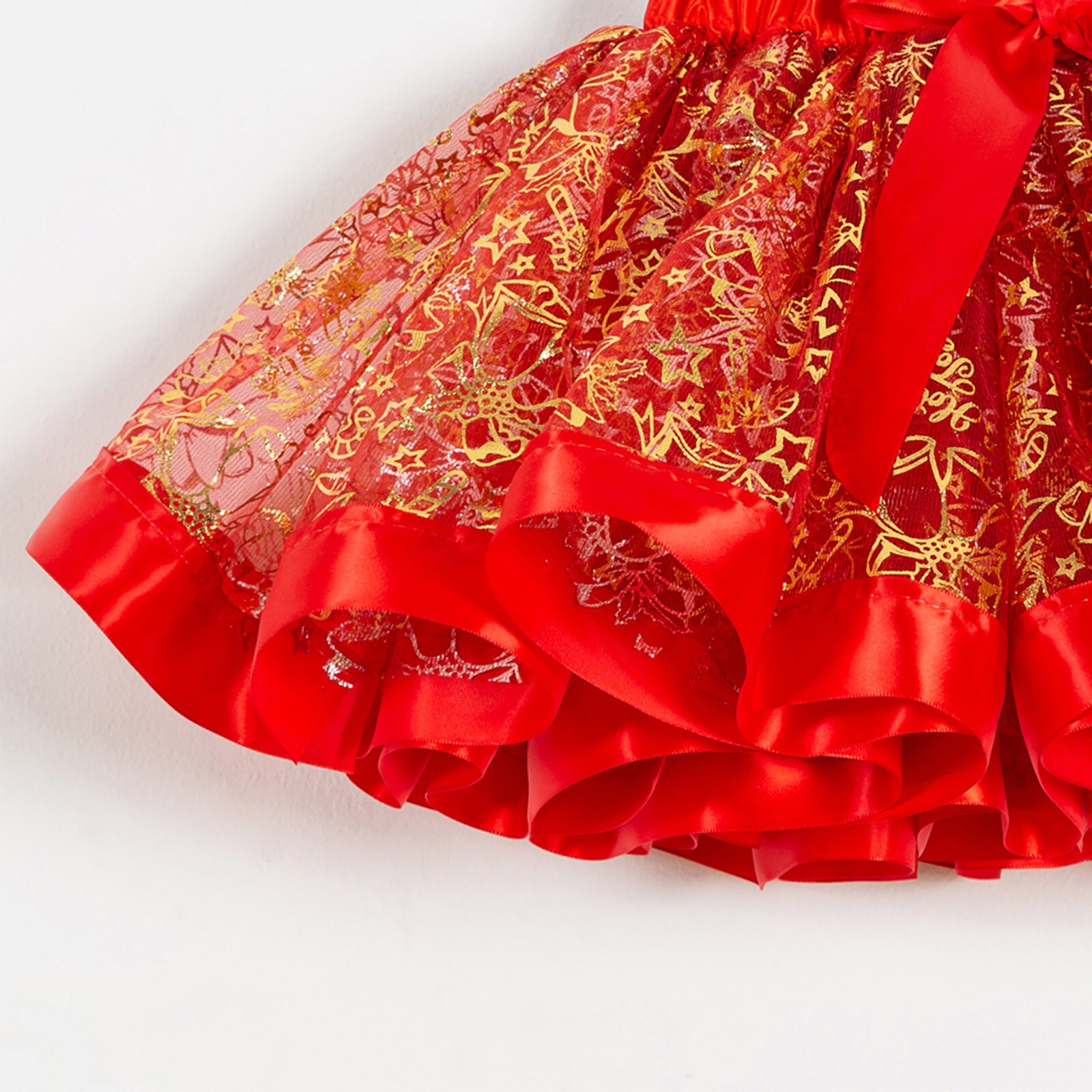 Natal crianças meninas tutu saia dos desenhos animados paillette natal bailarina pettiskirt ballet princesa festa dança traje tule saia