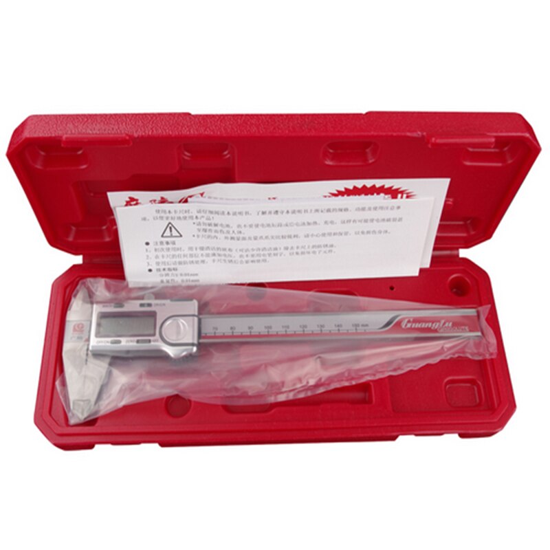0-150mm 6inch Guanglu brand ABS Origin Digital Caliper super LCD electronic vernier caliper micrometer gauge