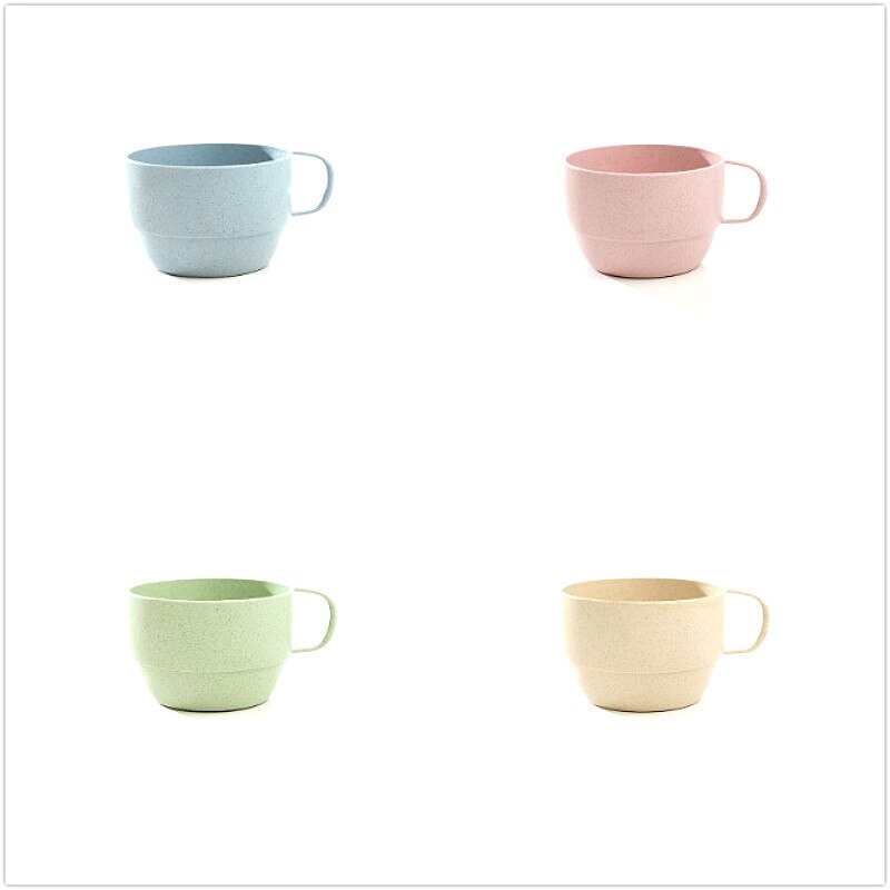 1pcs Small Cup Cups Degrees Rotated With Handle Trainning Feeding Safe Leakproof Infant Water